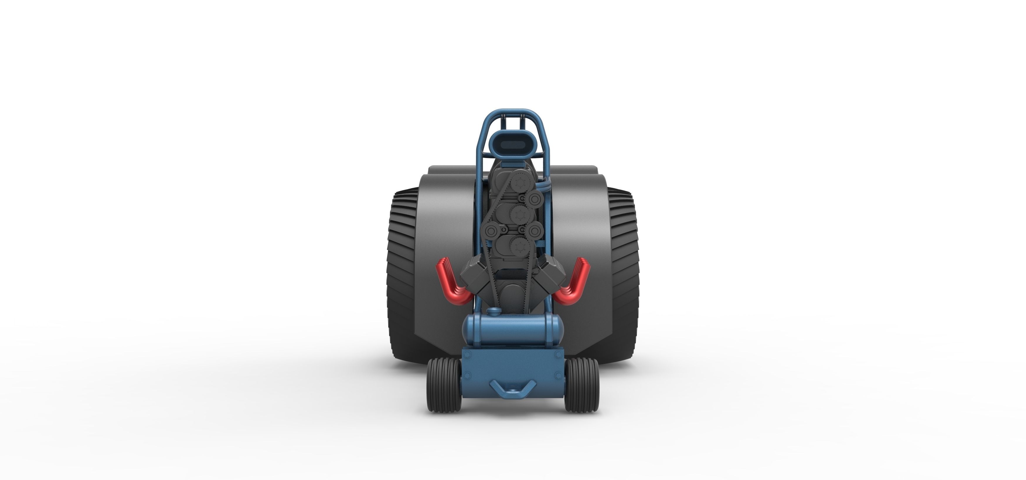 Fun short Super modified Pulling tractor Version 2 Scale 1 to 25 3D print model_7