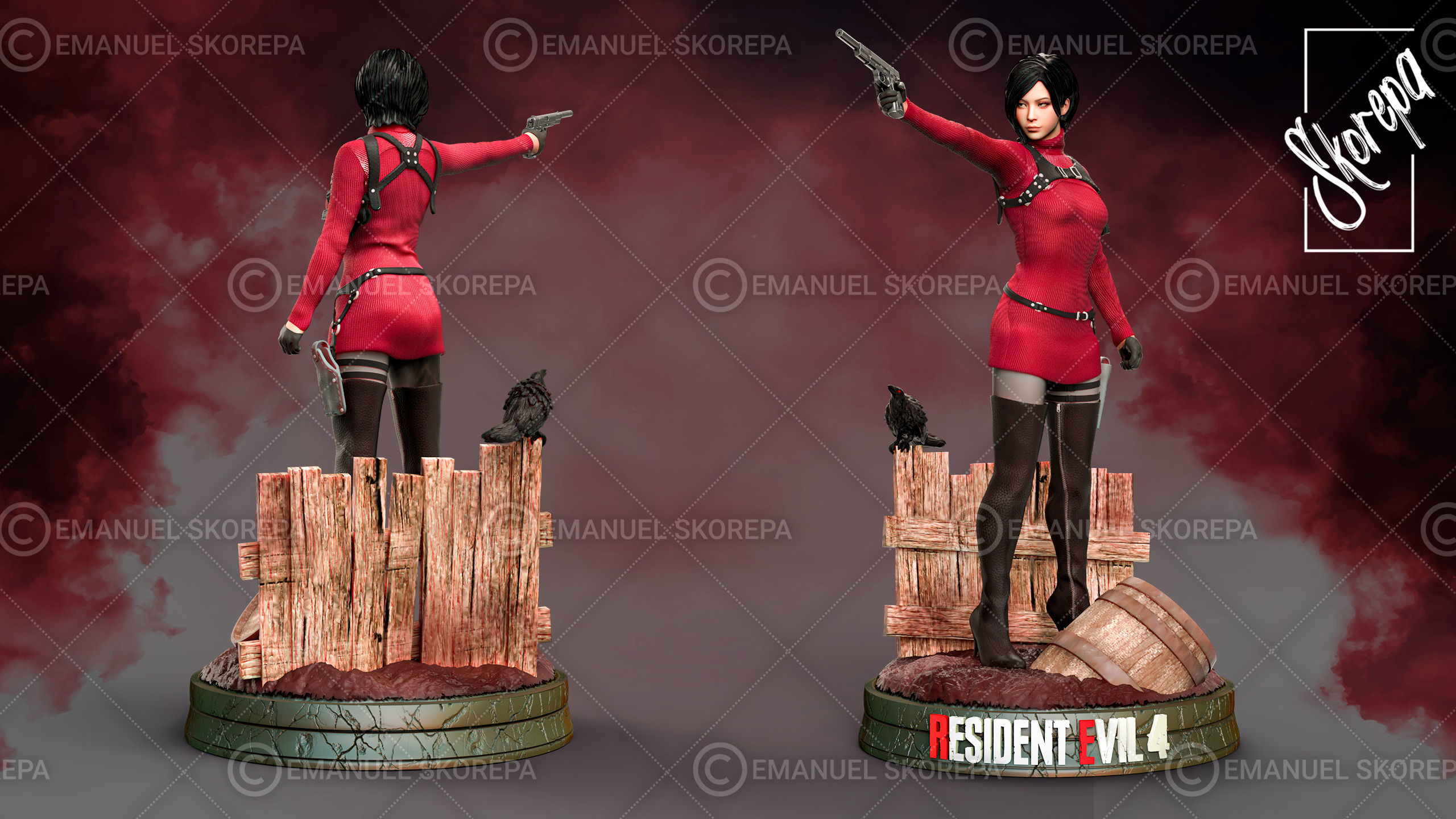ADA WONG RE4 REMAKE 3D print model_5