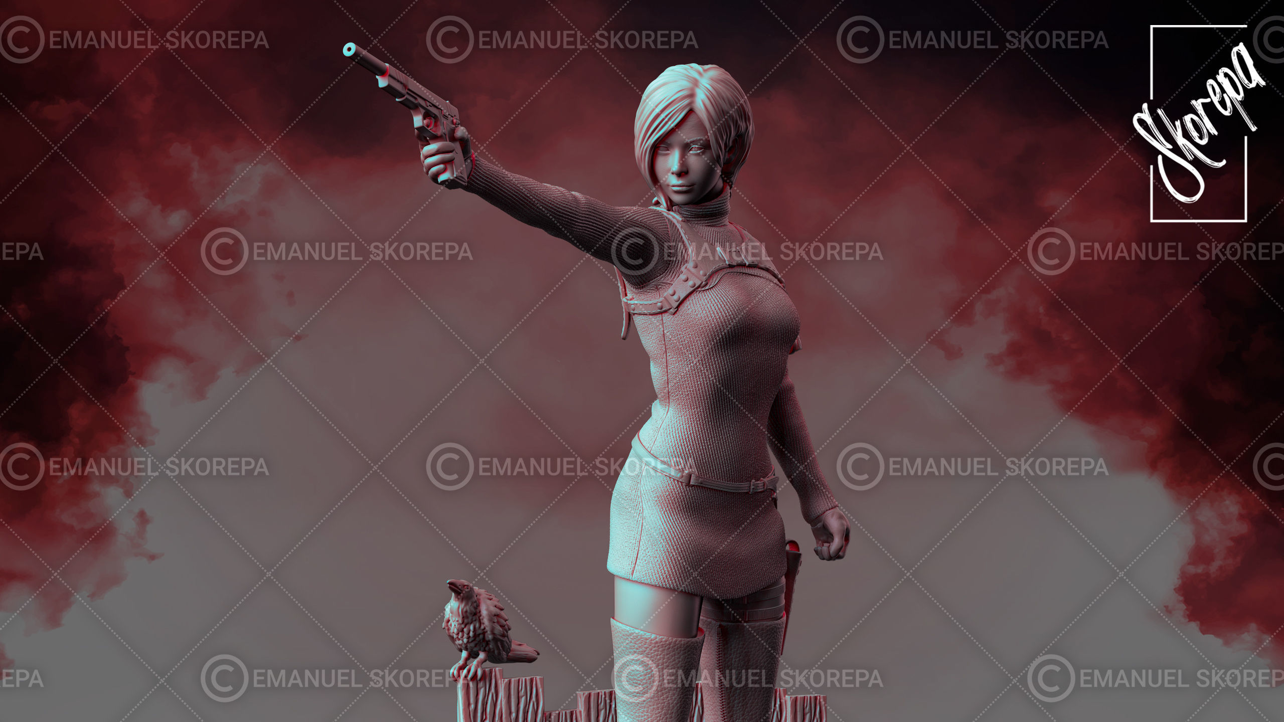 ADA WONG RE4 REMAKE 3D print model_3
