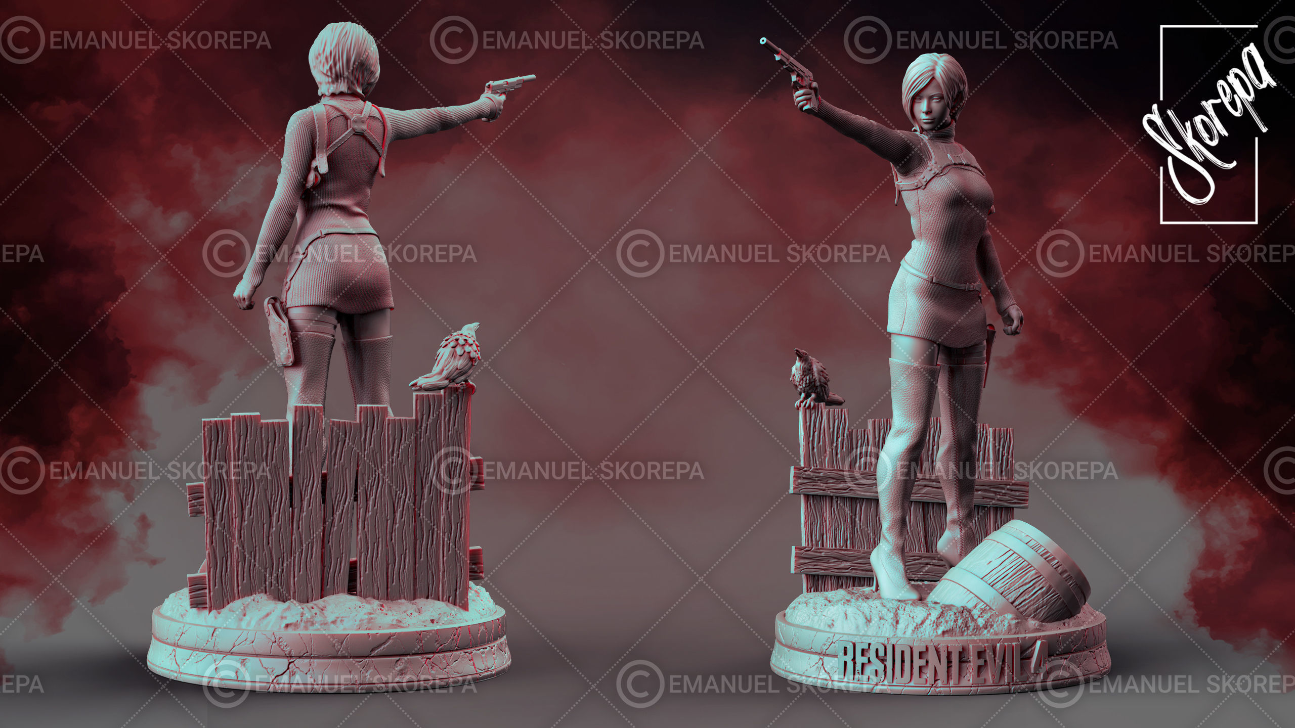 ADA WONG RE4 REMAKE 3D print model_7