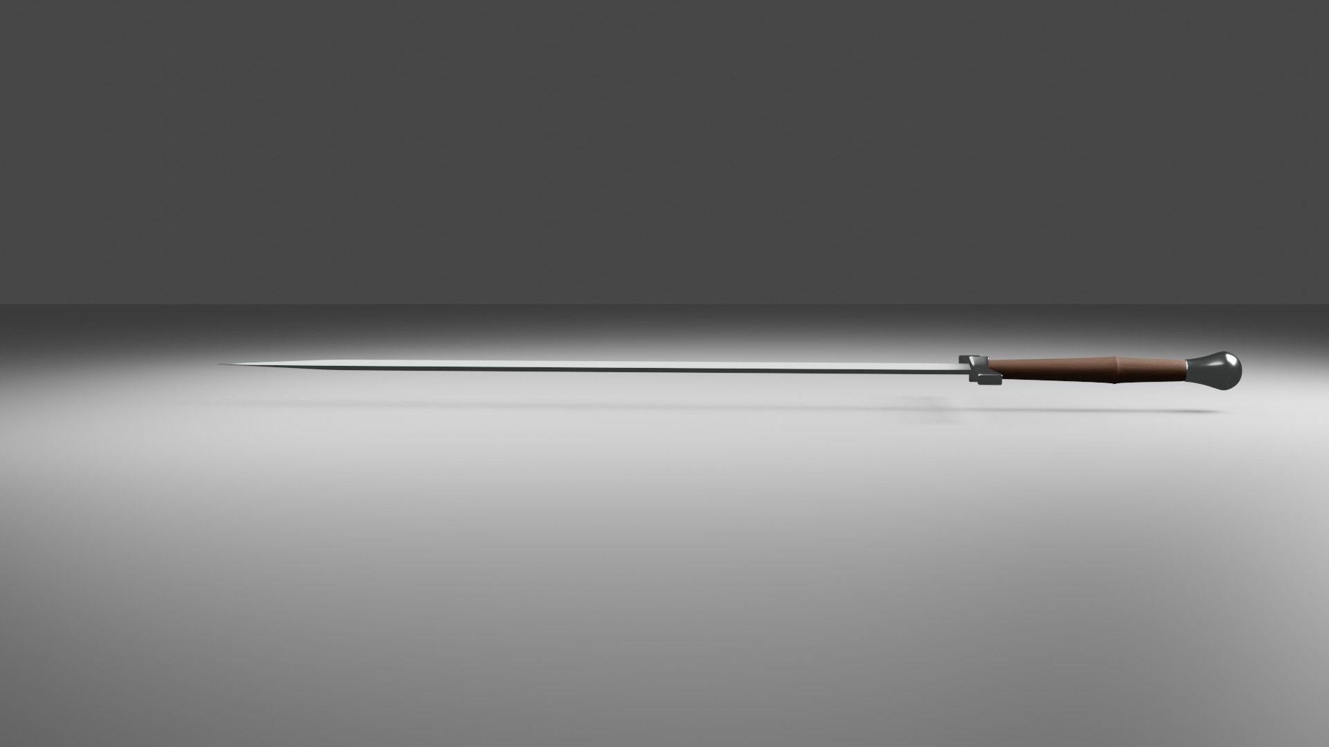 Medieval estok 3D model_1