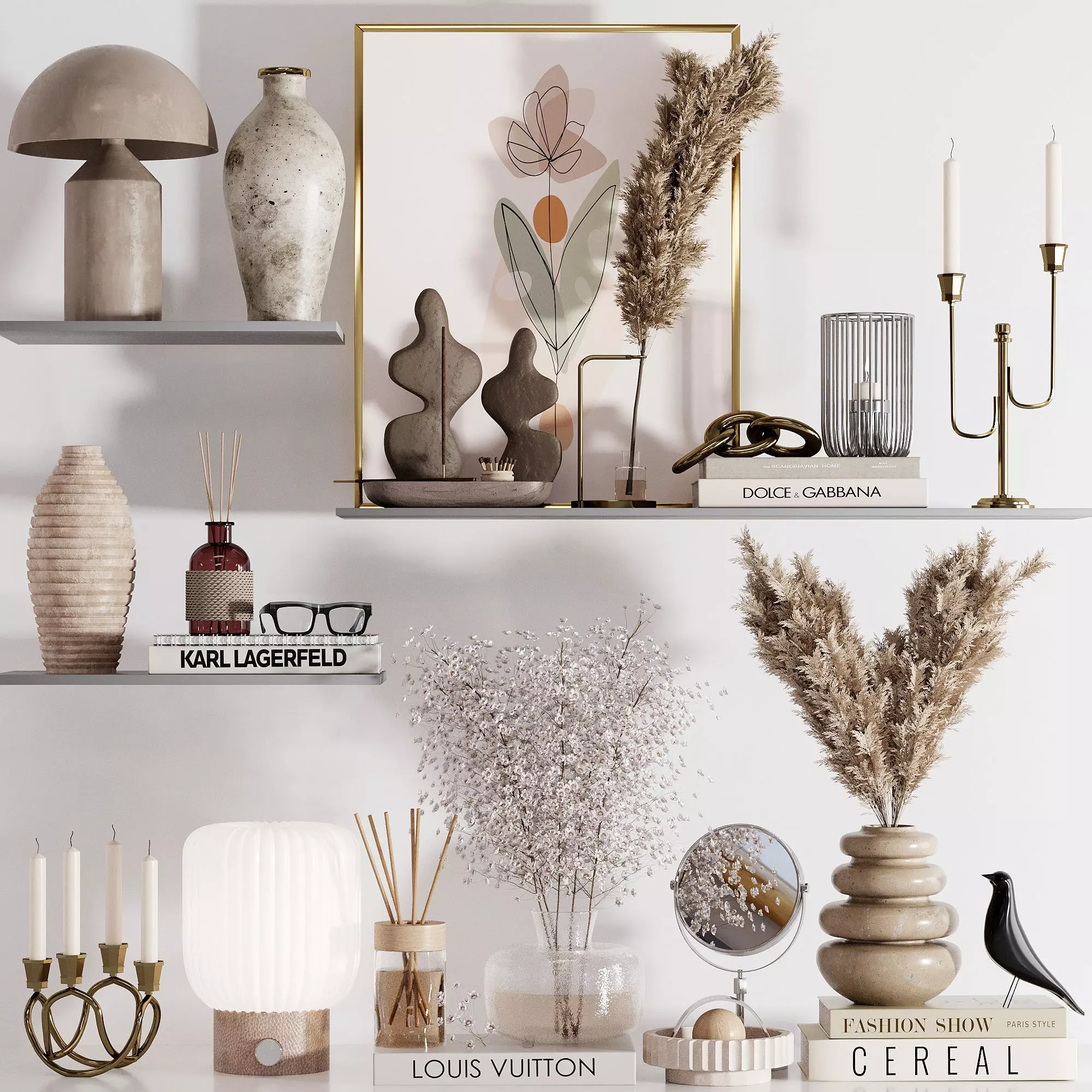 decorative set 2 3D model_0