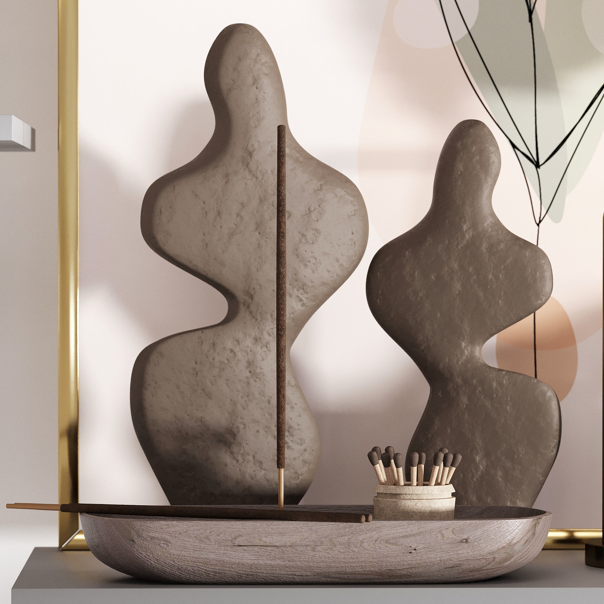 decorative set 2 3D model_3