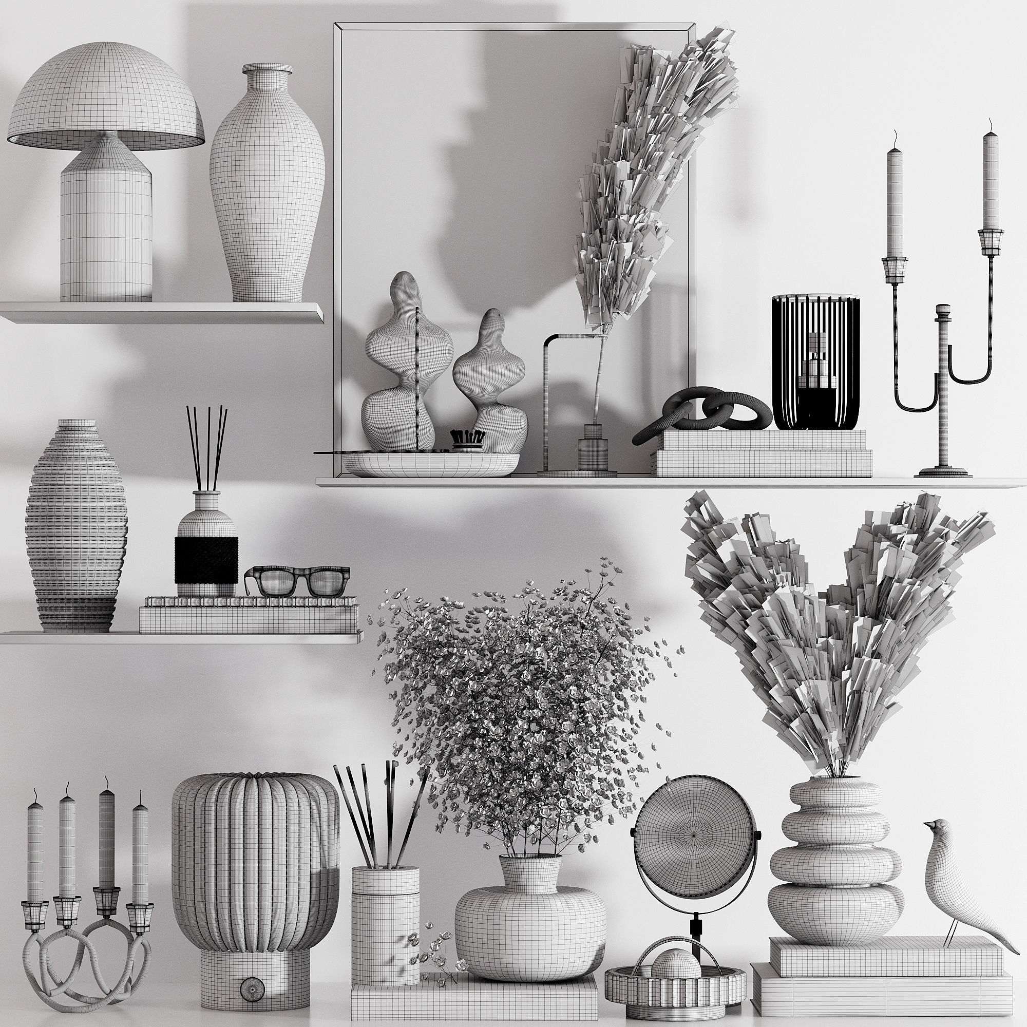 decorative set 2 3D model_4