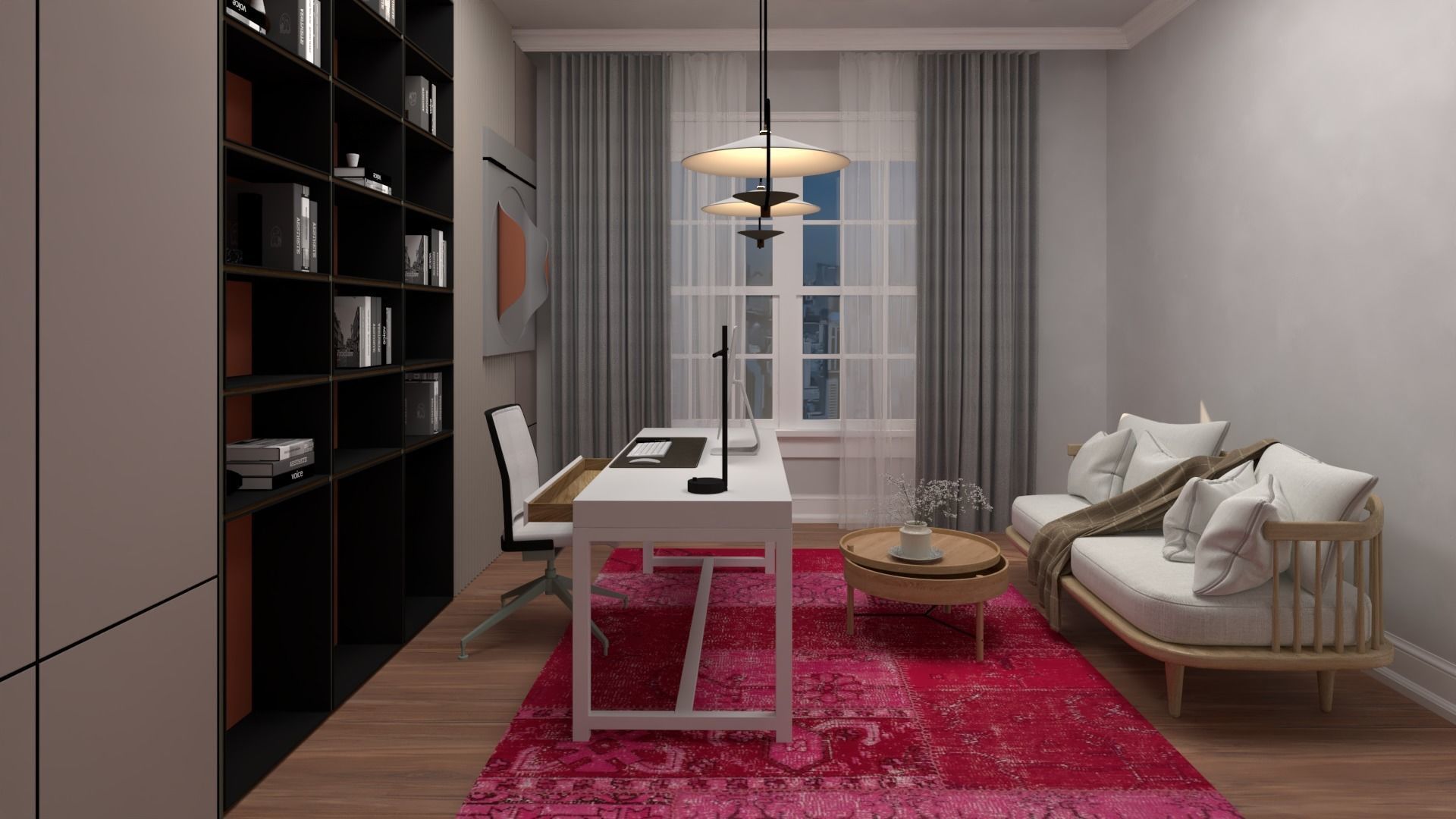 3d villa house model architecture 3D model_8