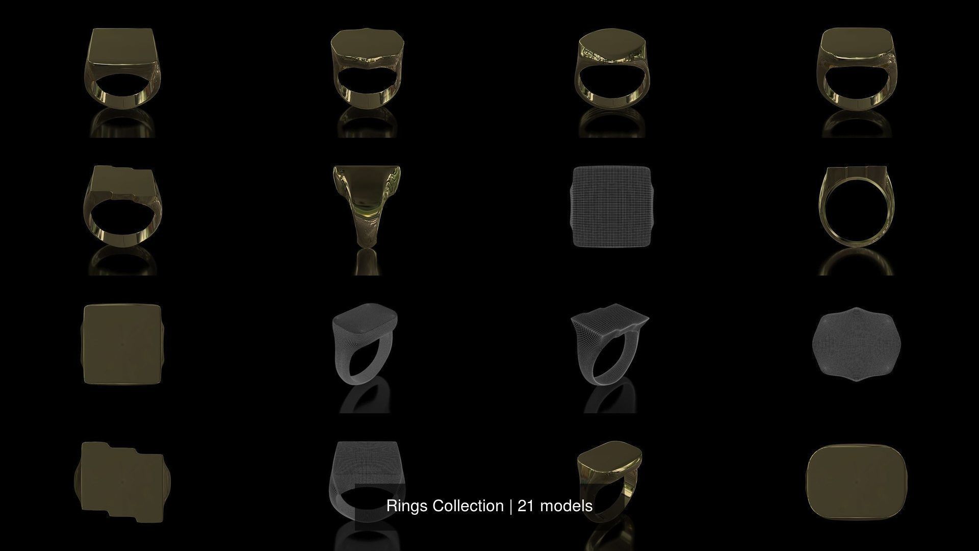 Rings 3D Model Collection_23