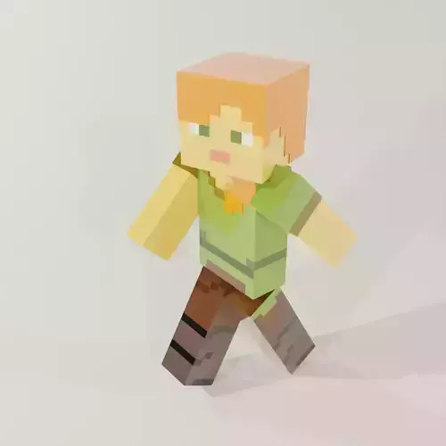 Minecraft Alex 3D model