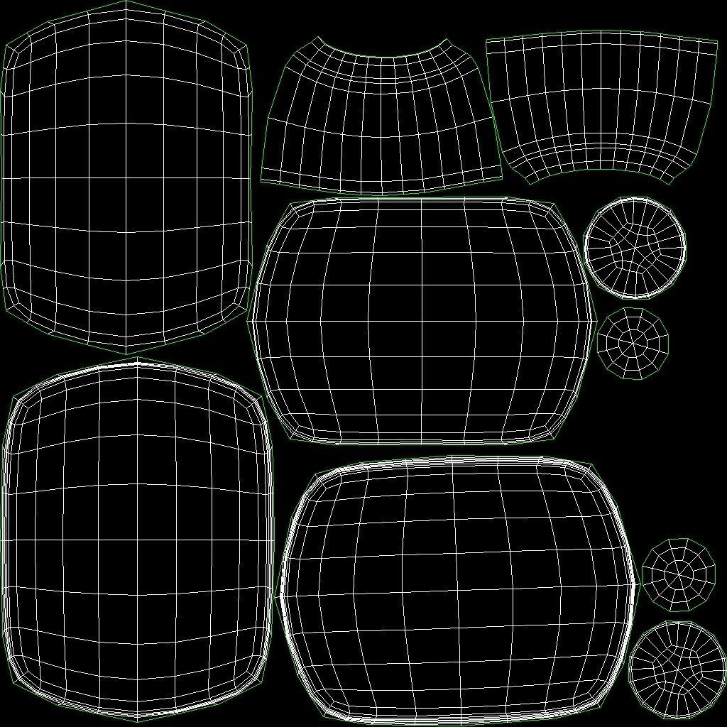 Steampunk Box For Experiments Low-poly 3D model_27