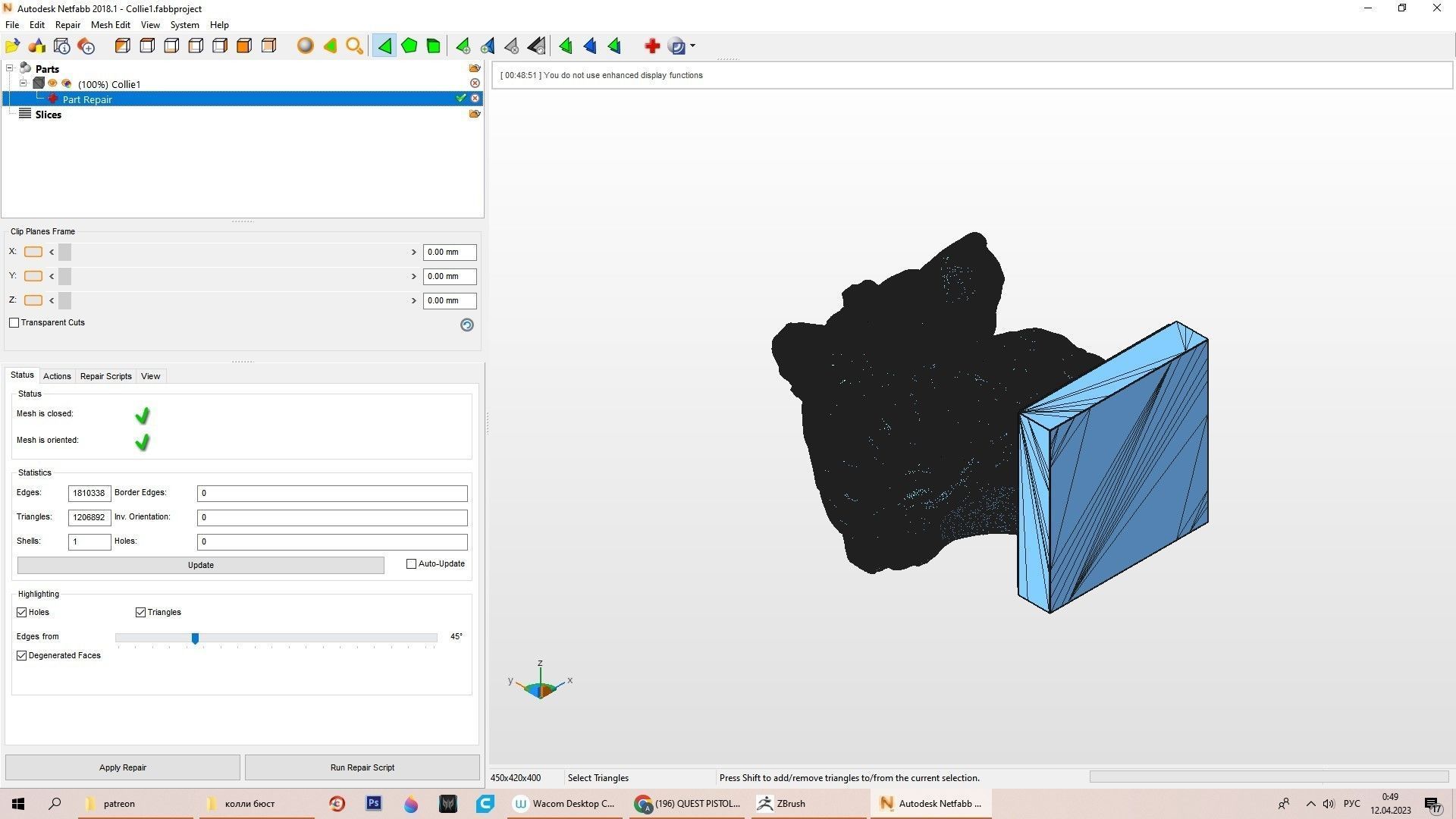 Collie 3D print model 3D print model_8