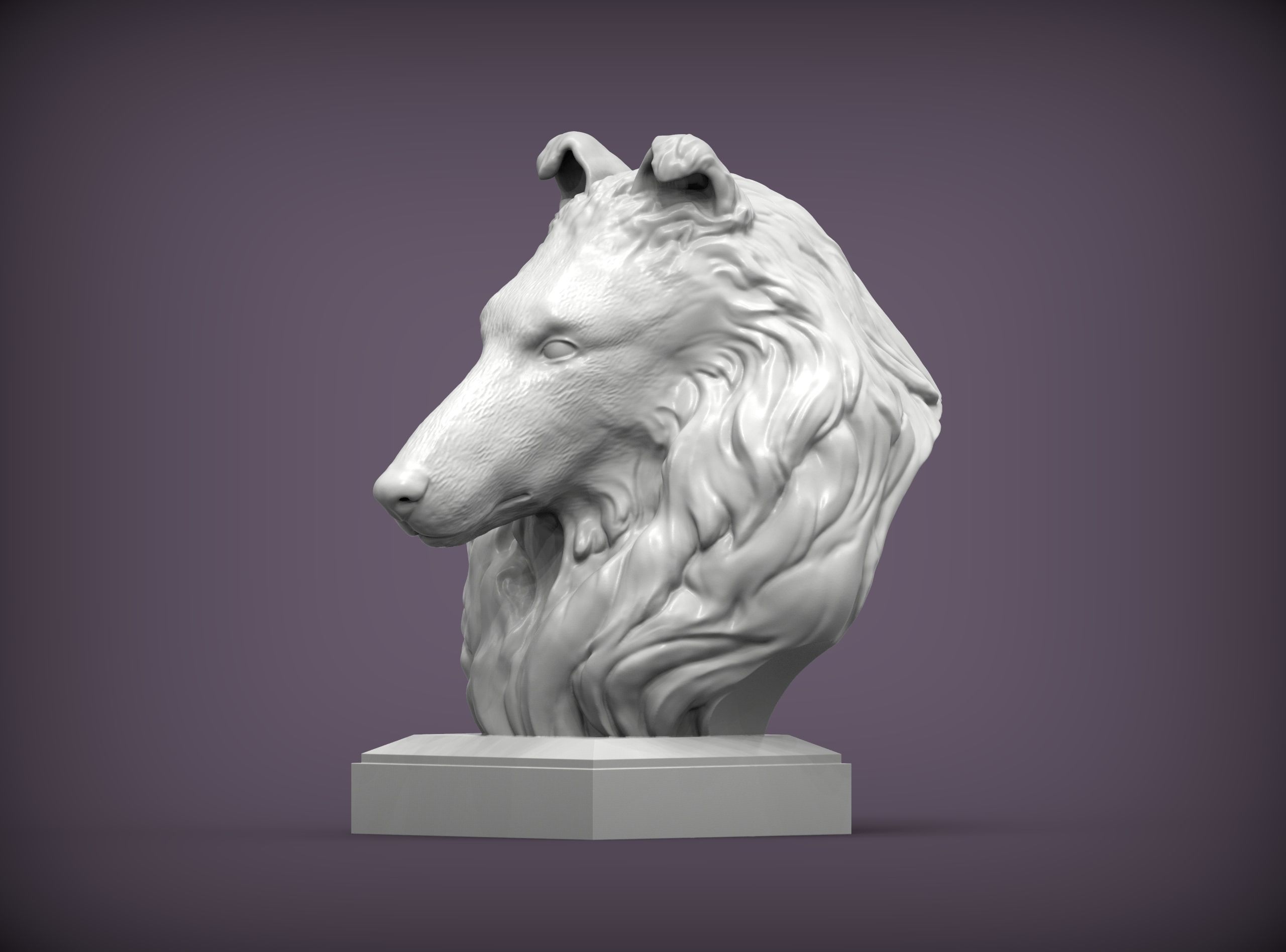Collie 3D print model 3D print model_1