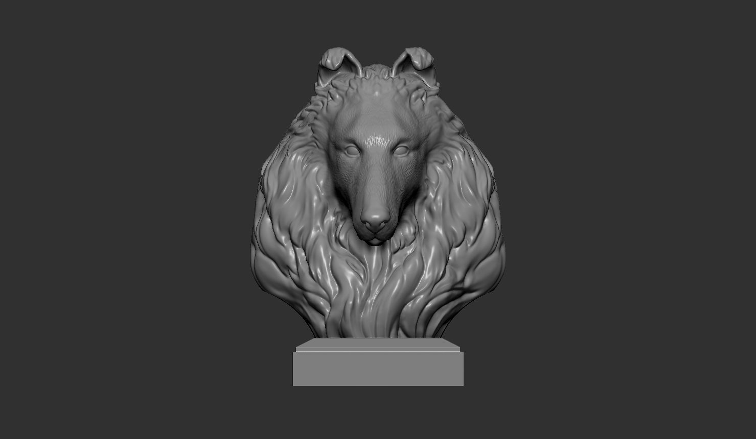 Collie 3D print model 3D print model_5