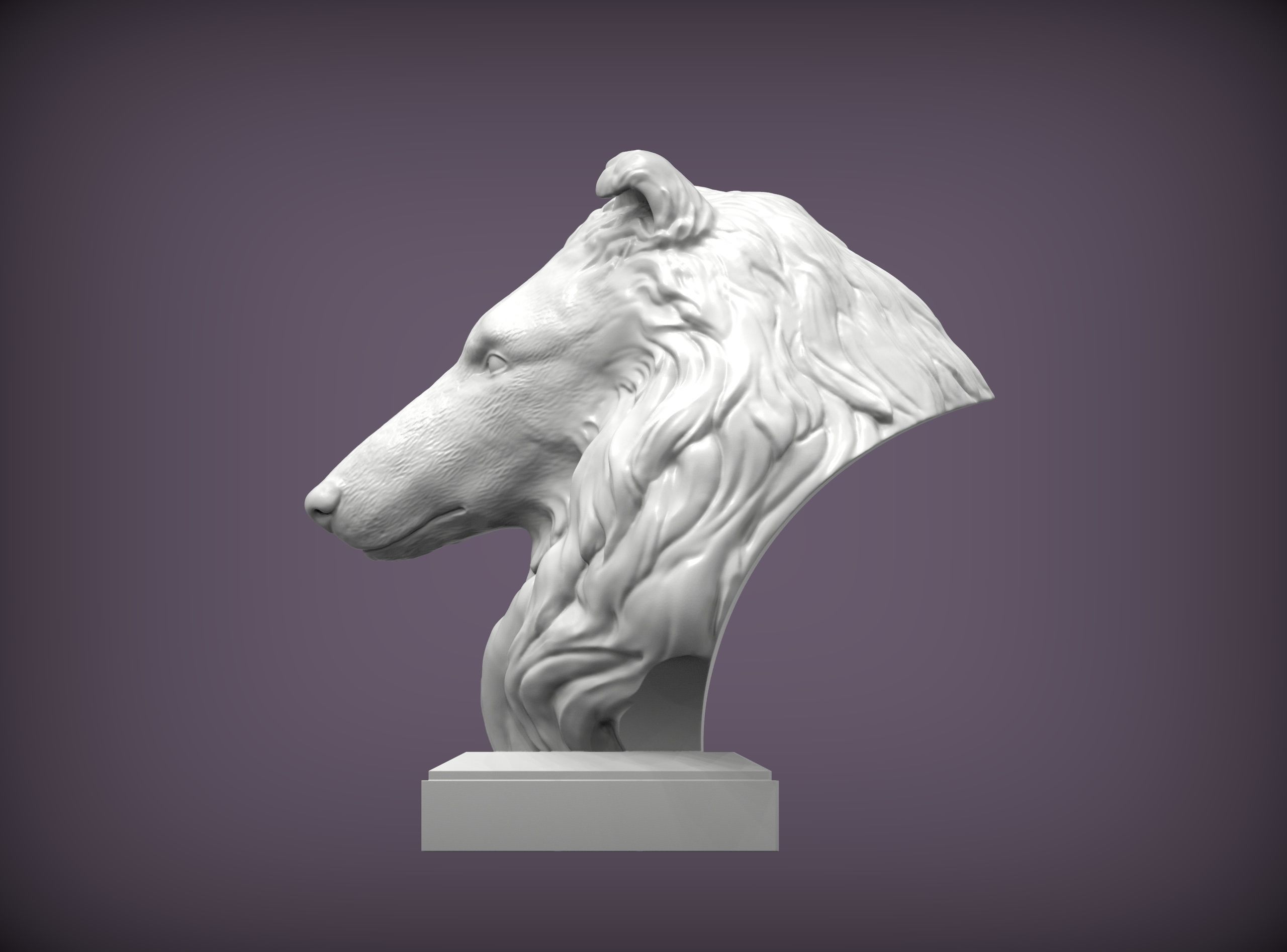 Collie 3D print model 3D print model_2