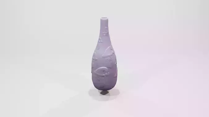 SANTA VASE 3D print model