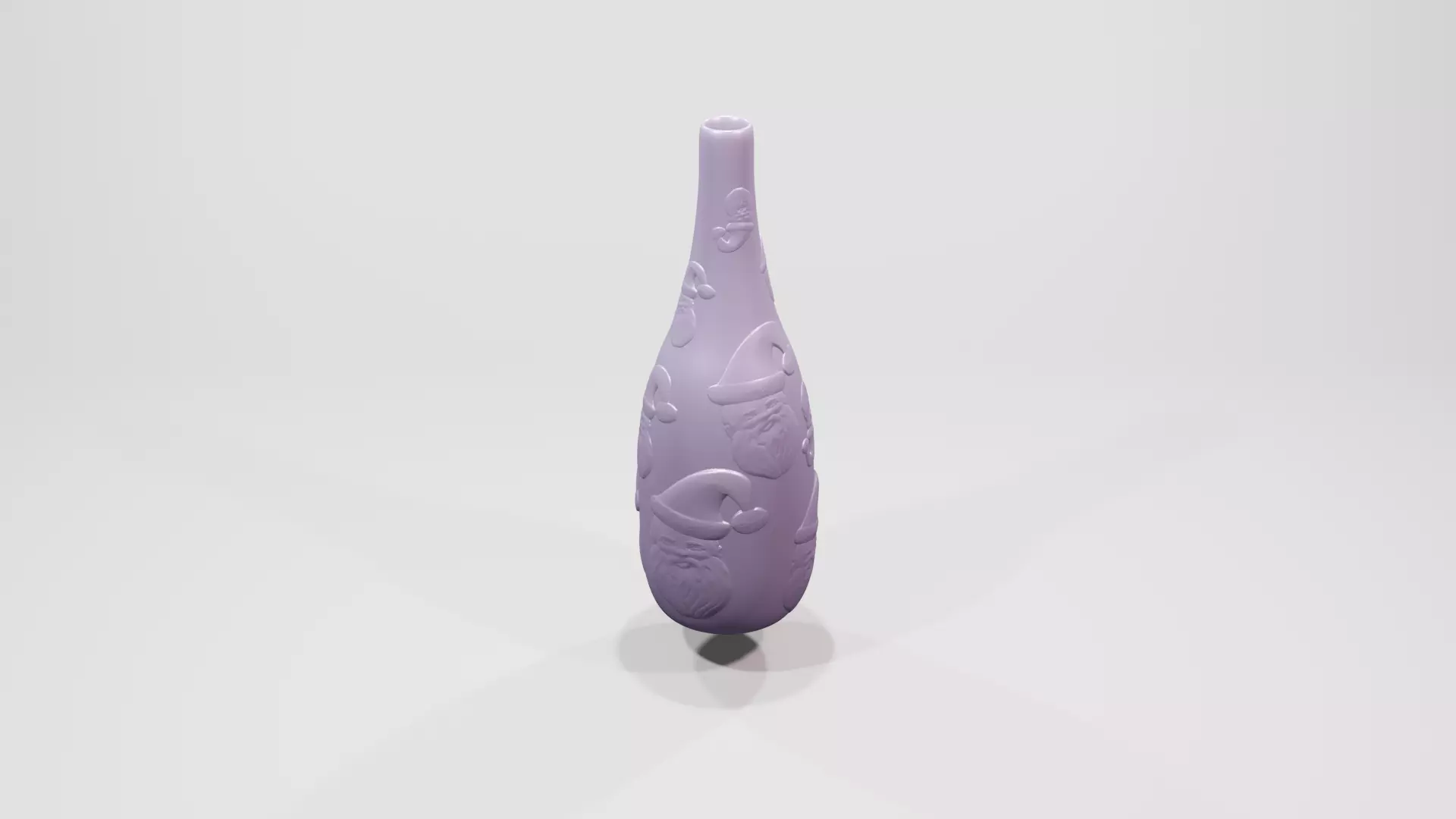 SANTA VASE 3D print model_0