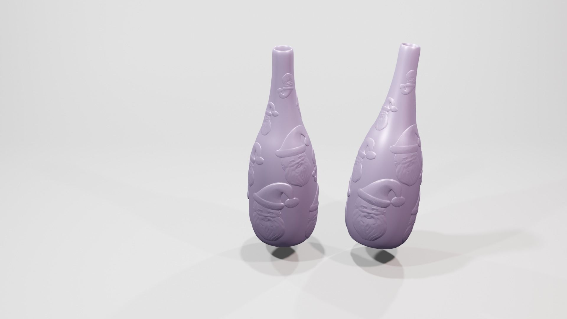 SANTA VASE 3D print model_1