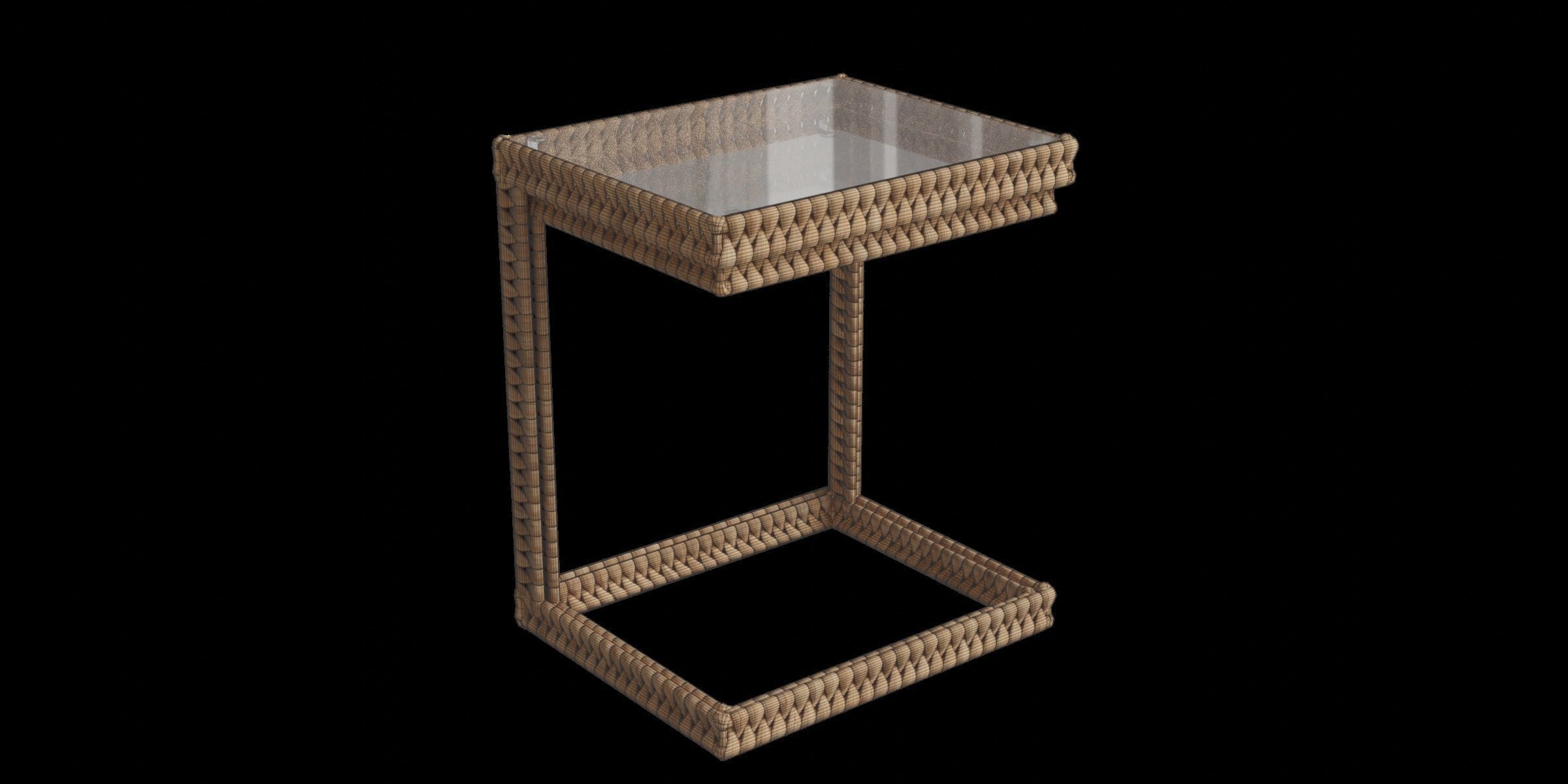 Set Of 2 C Tables 3D model_3