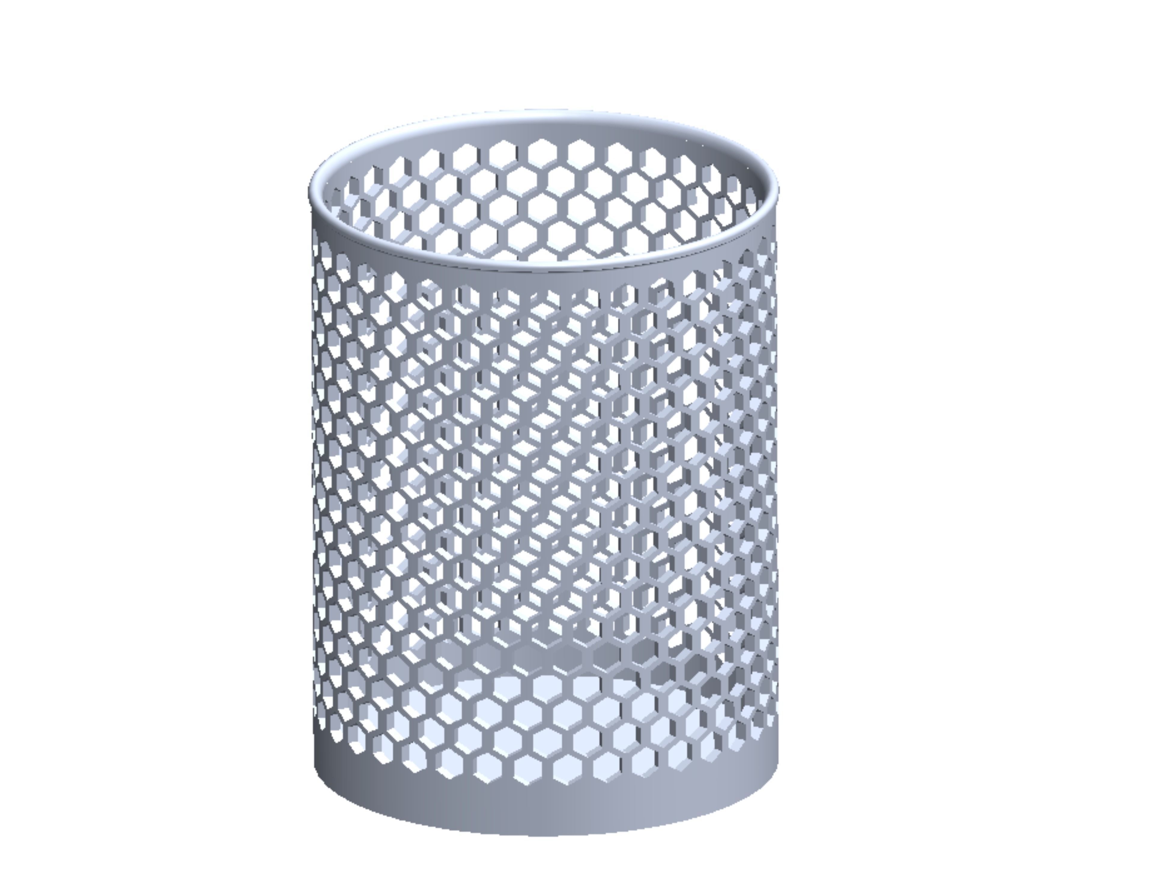 Pen Holder ready for 3D printing Free 3D print model_2