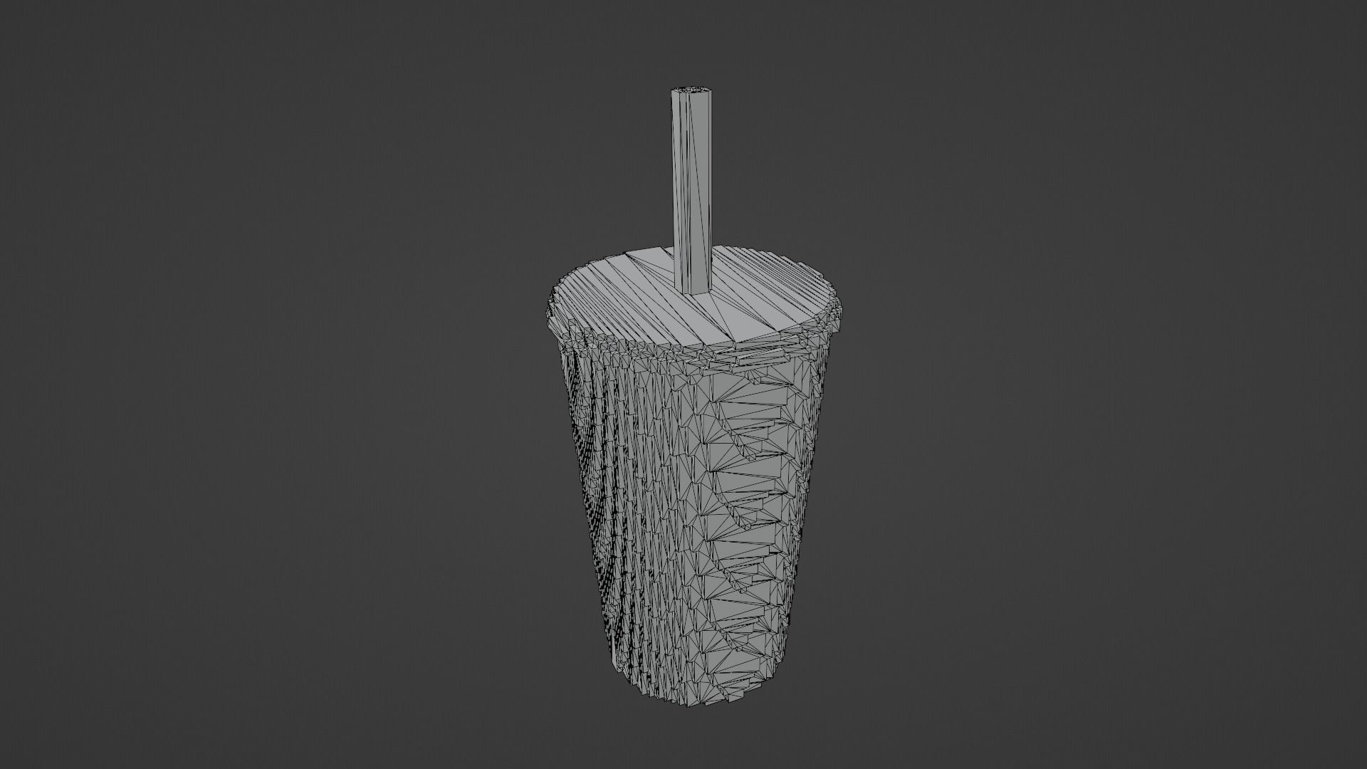 Voxel Drink Low-poly 3D model_13