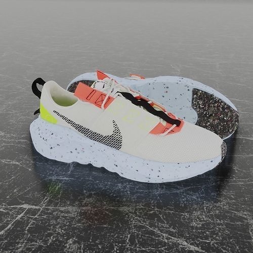 NIKE CRATER IMPACT 3D SHOES Low-poly 3D model