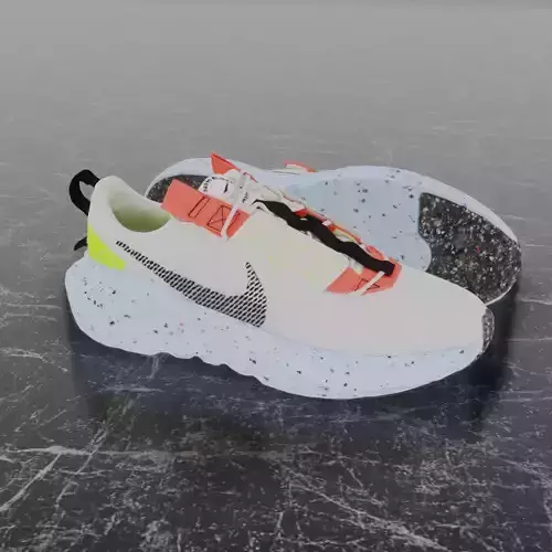 NIKE CRATER IMPACT 3D SHOES Low-poly 3D model