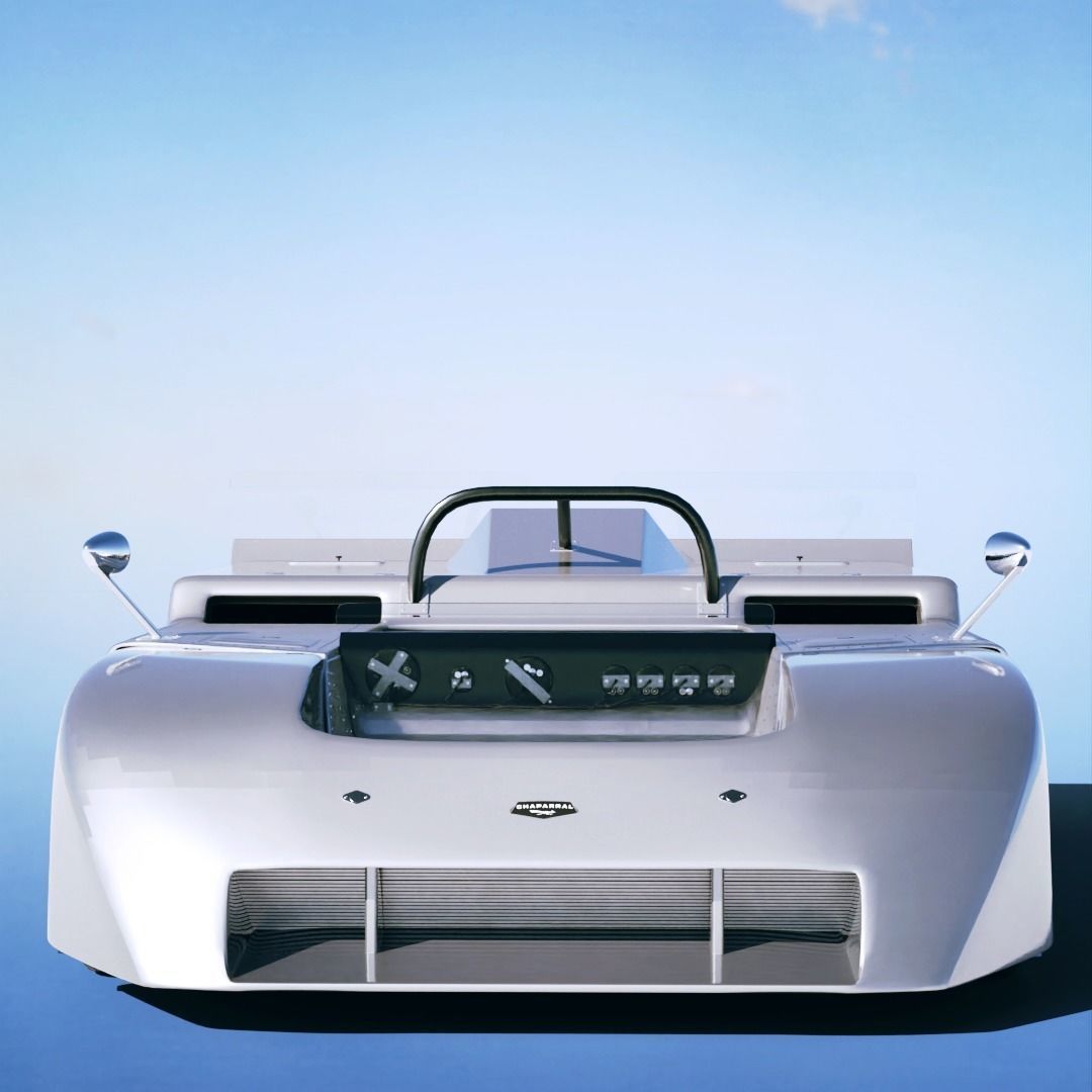Chaparral 2J 1970 Low-poly 3D model_4