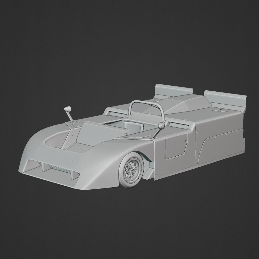 Chaparral 2J 1970 Low-poly 3D model_5