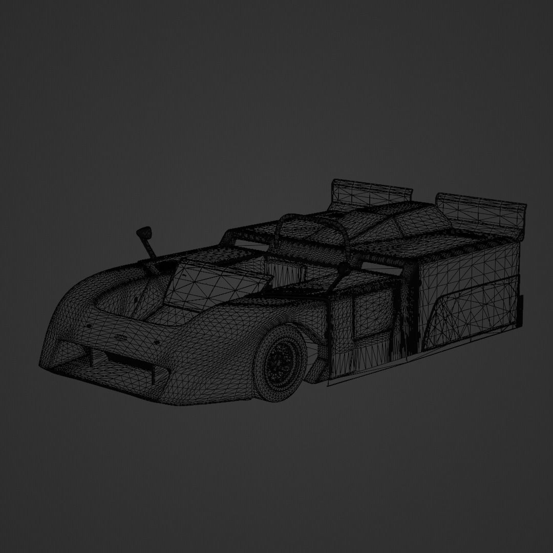Chaparral 2J 1970 Low-poly 3D model_7