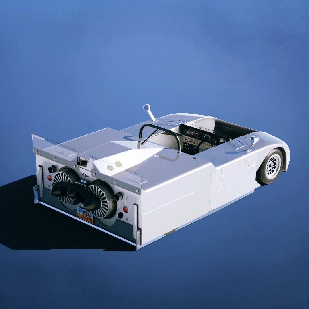 Chaparral 2J 1970 Low-poly 3D model_2