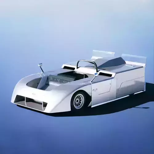 Chaparral 2J 1970 Low-poly 3D model