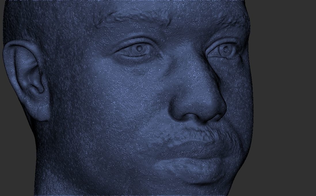 Michael B Jordan bust for 3D printing 3D print model_32