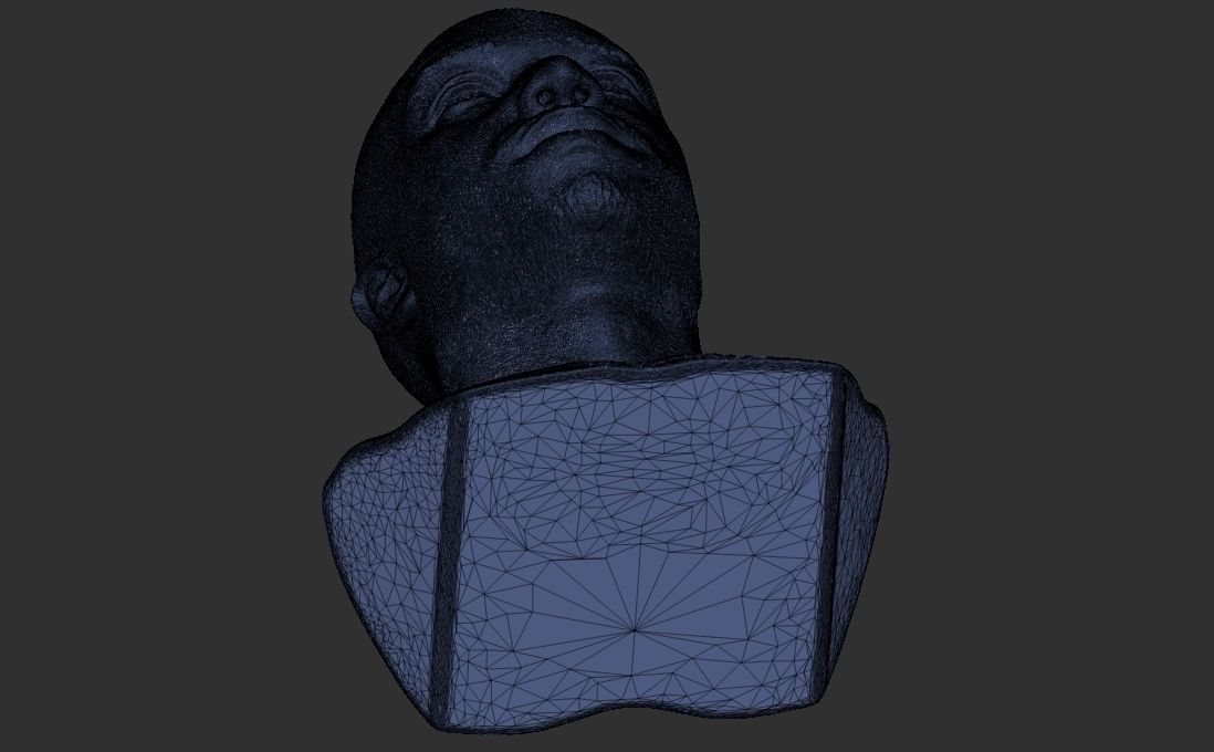 Michael B Jordan bust for 3D printing 3D print model_33