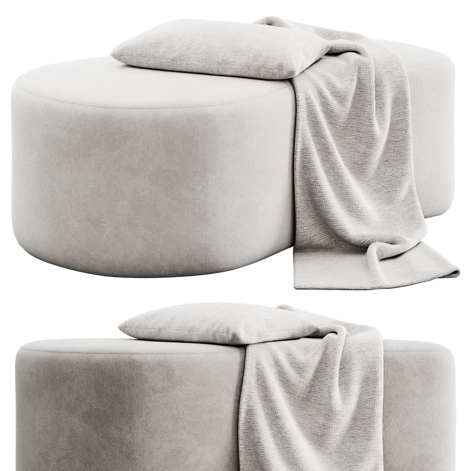 Dot to pouf by Sintesi 3D model_1