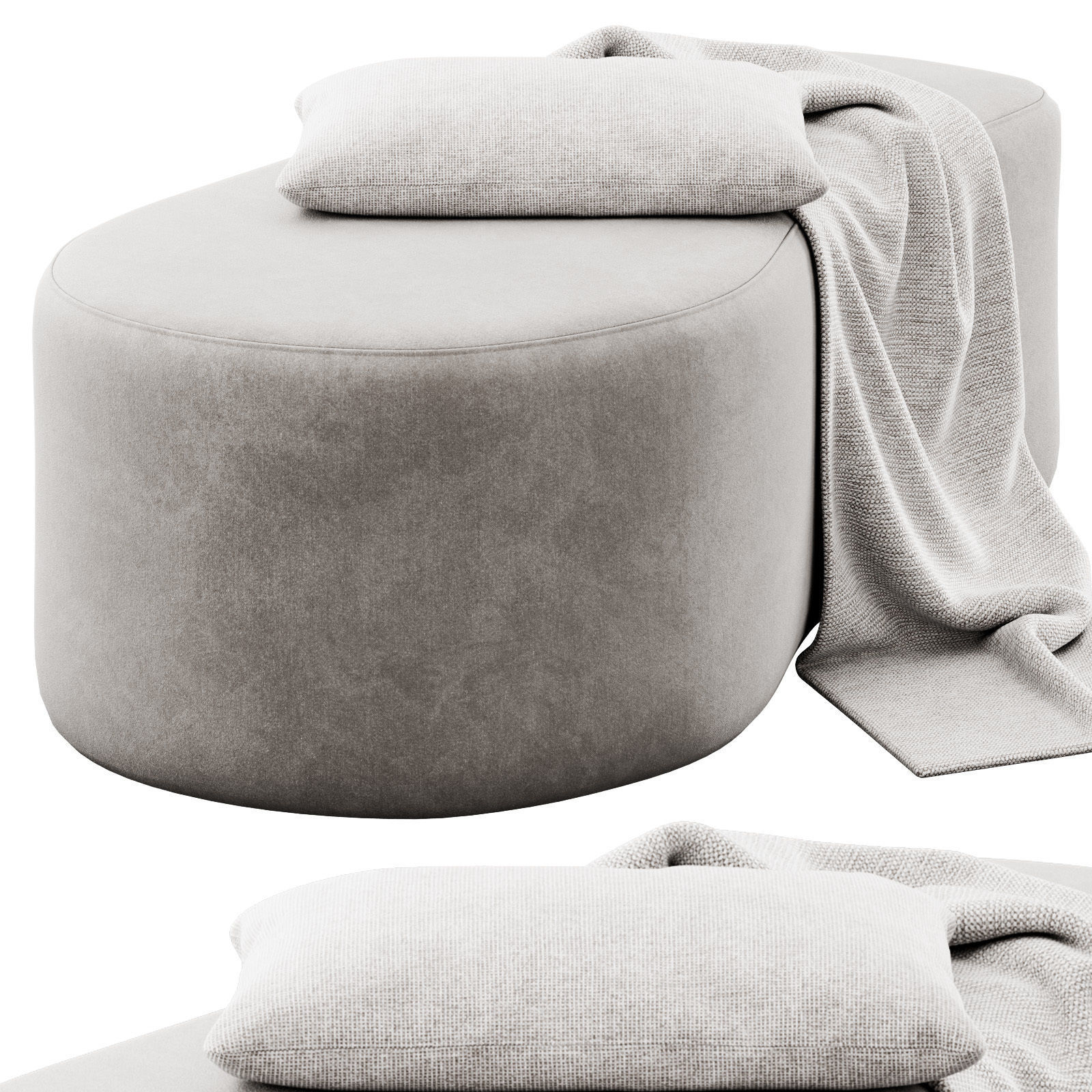 Dot to pouf by Sintesi 3D model_3