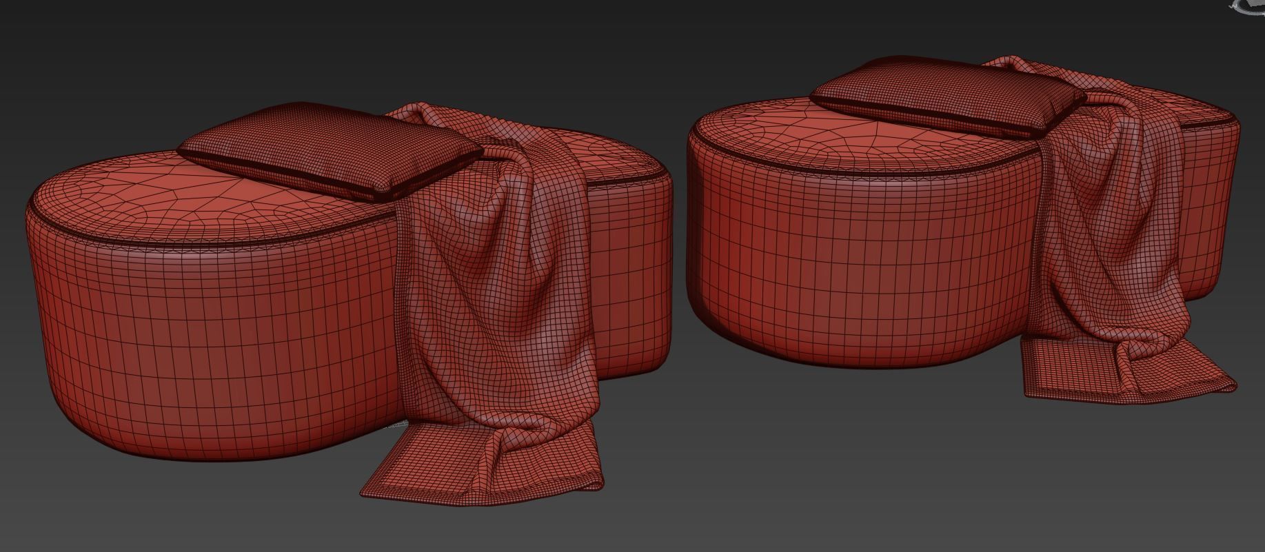 Dot to pouf by Sintesi 3D model_11