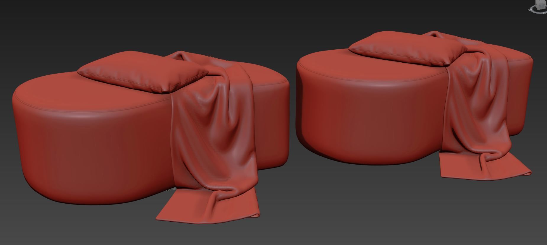 Dot to pouf by Sintesi 3D model_10