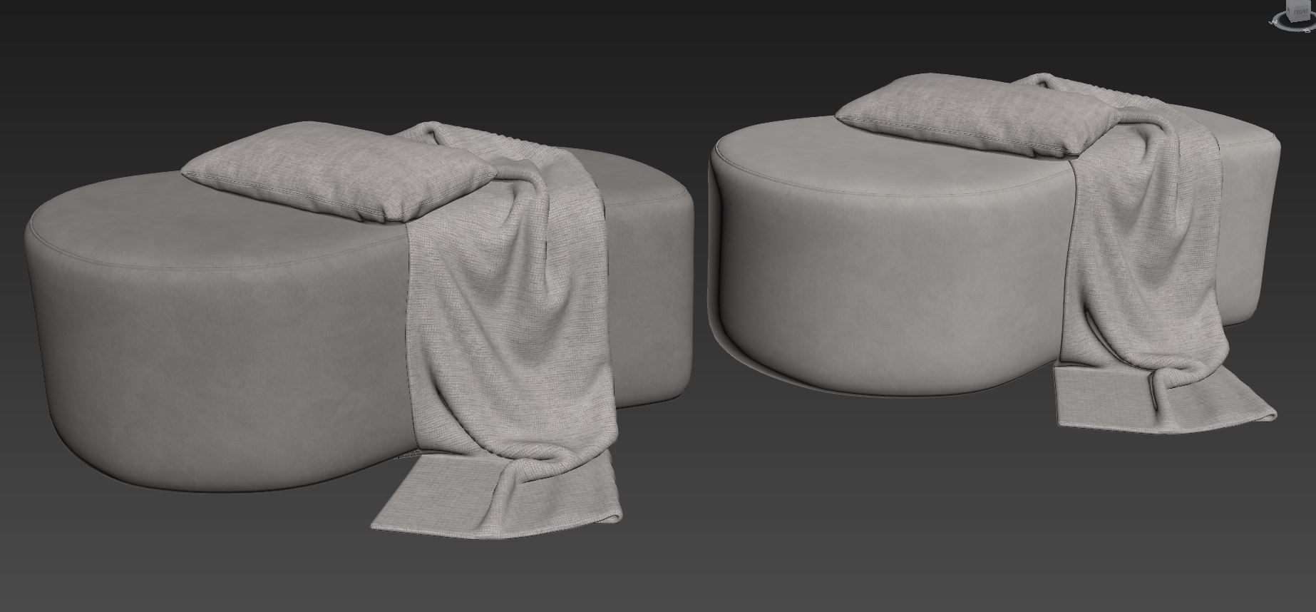 Dot to pouf by Sintesi 3D model_9