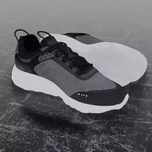 Nike 3D Shoes - White-Black - N354 Series