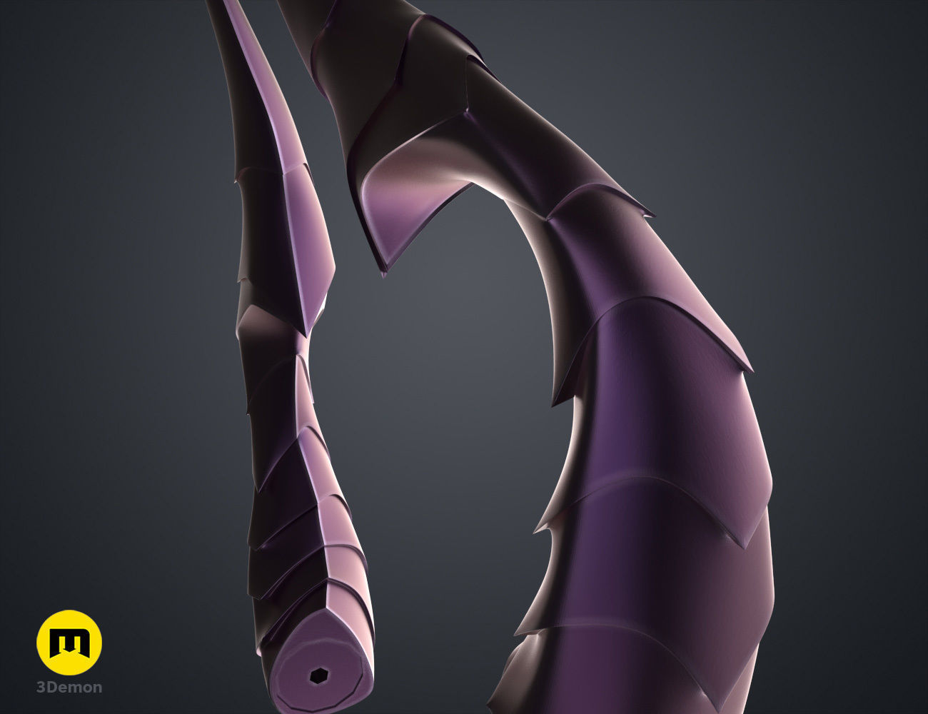 Bubis Horns - Virtual Youtuber 3D print model_6