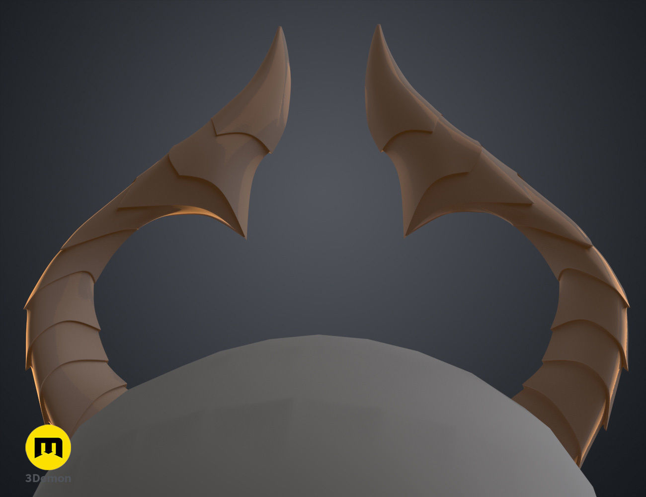 Bubis Horns - Virtual Youtuber 3D print model_14