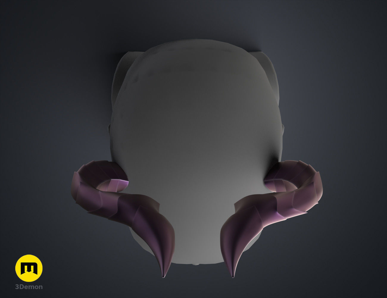 Bubis Horns - Virtual Youtuber 3D print model_17