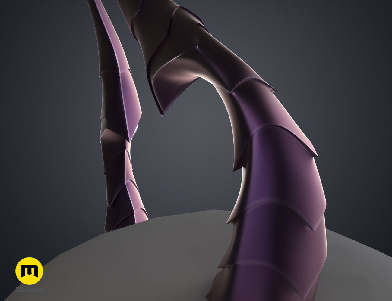 Bubis Horns - Virtual Youtuber 3D print model_24