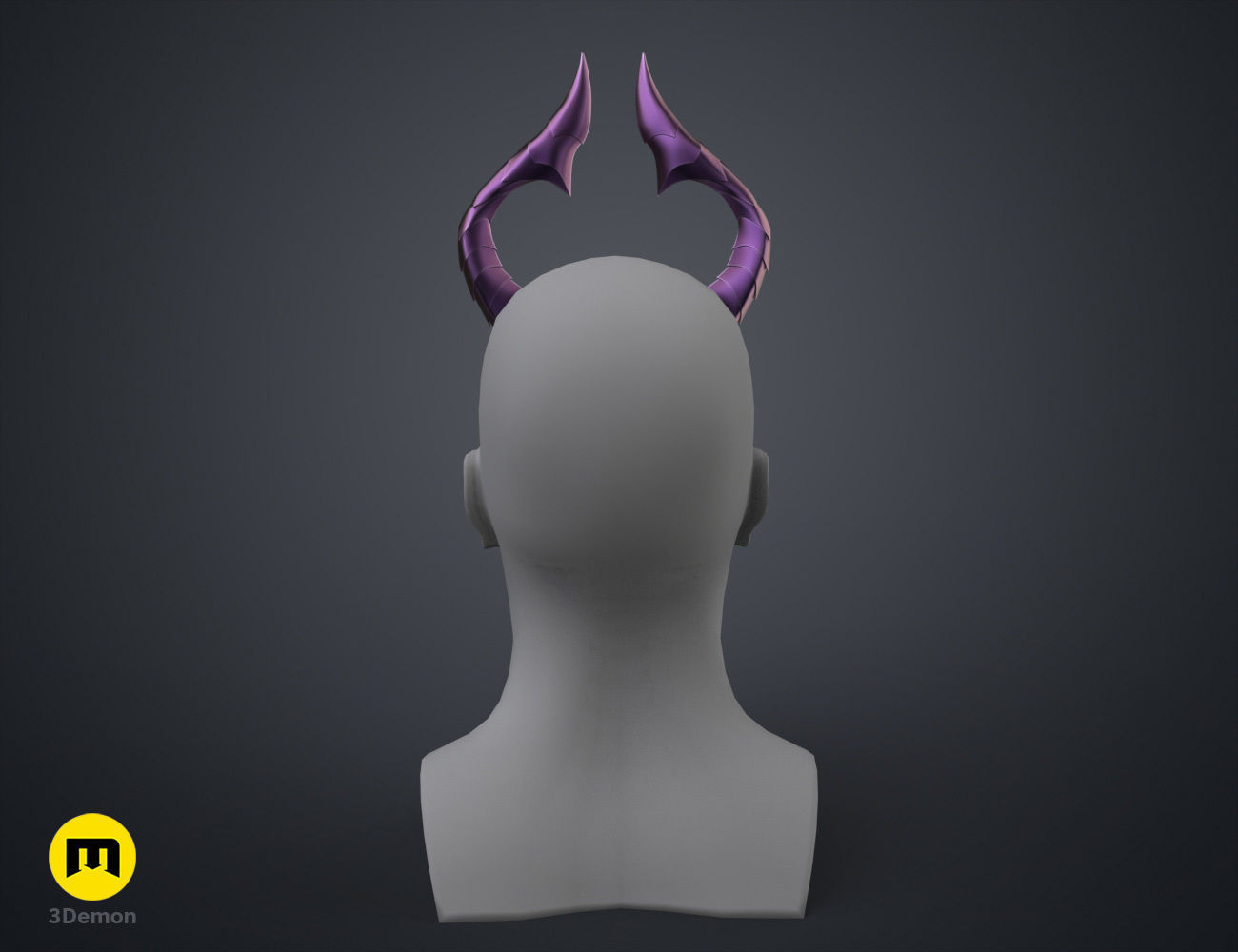 Bubis Horns - Virtual Youtuber 3D print model_18