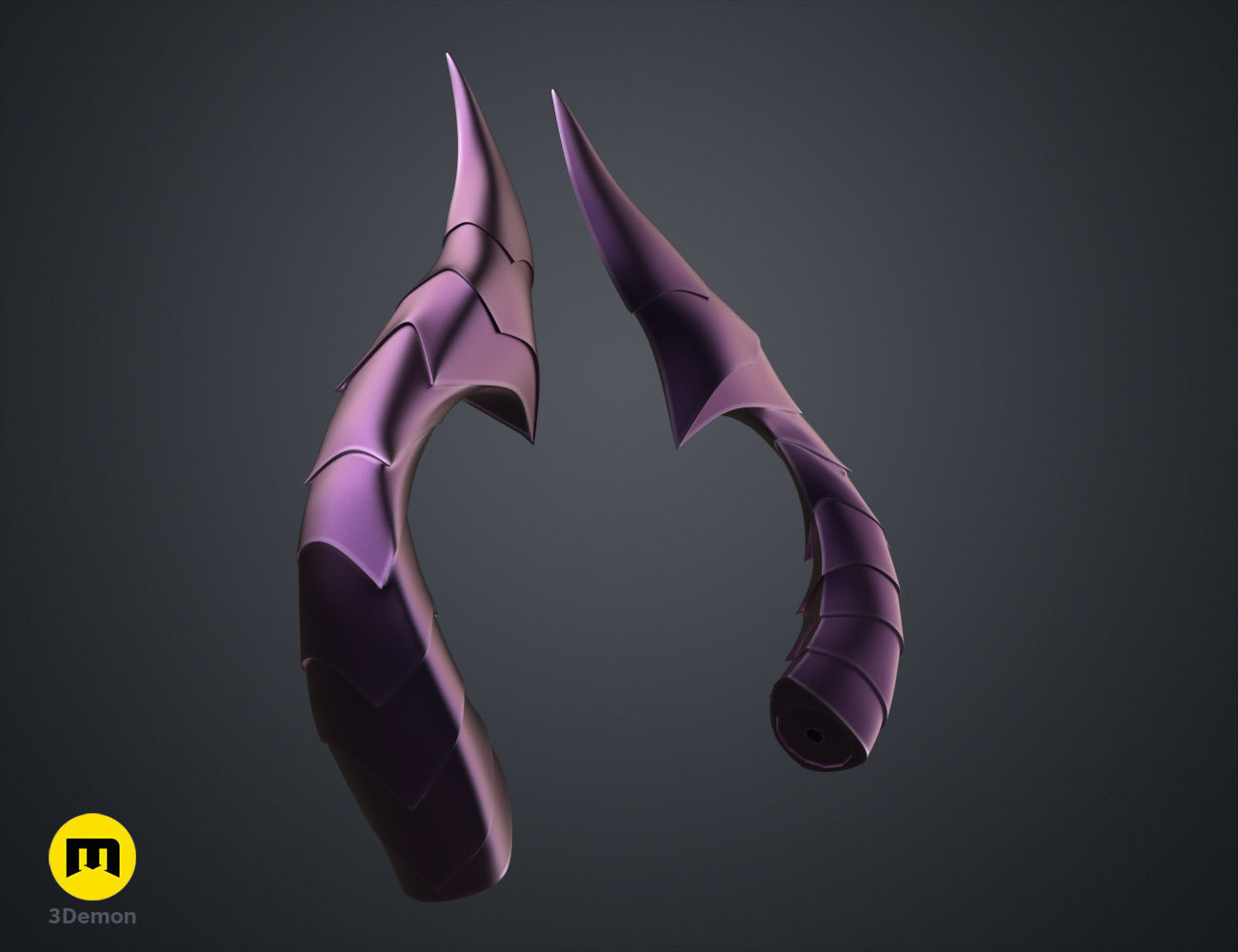 Bubis Horns - Virtual Youtuber 3D print model_21