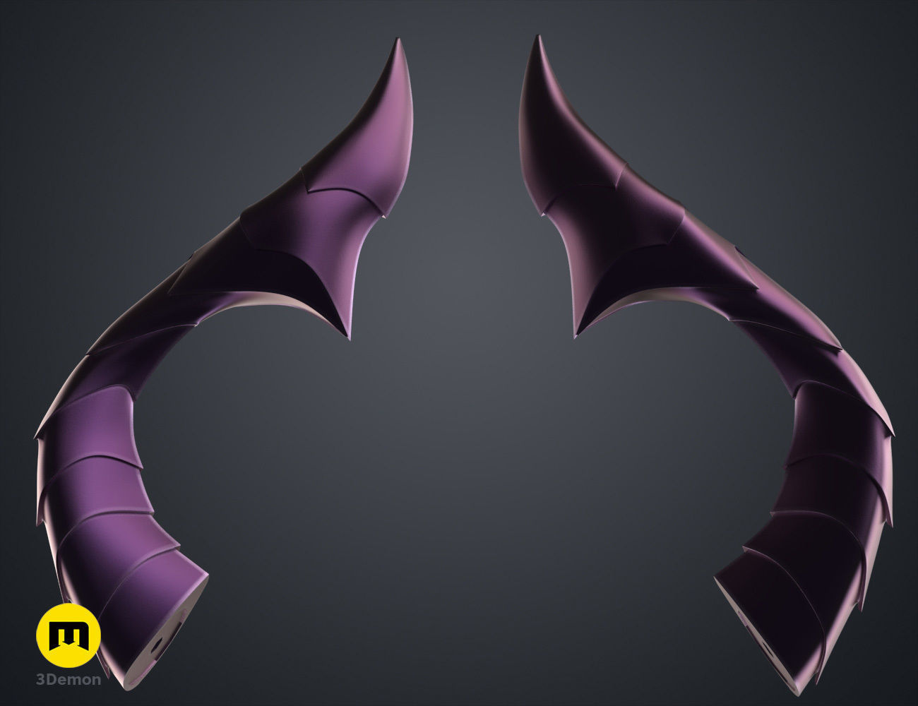 Bubis Horns - Virtual Youtuber 3D print model_2