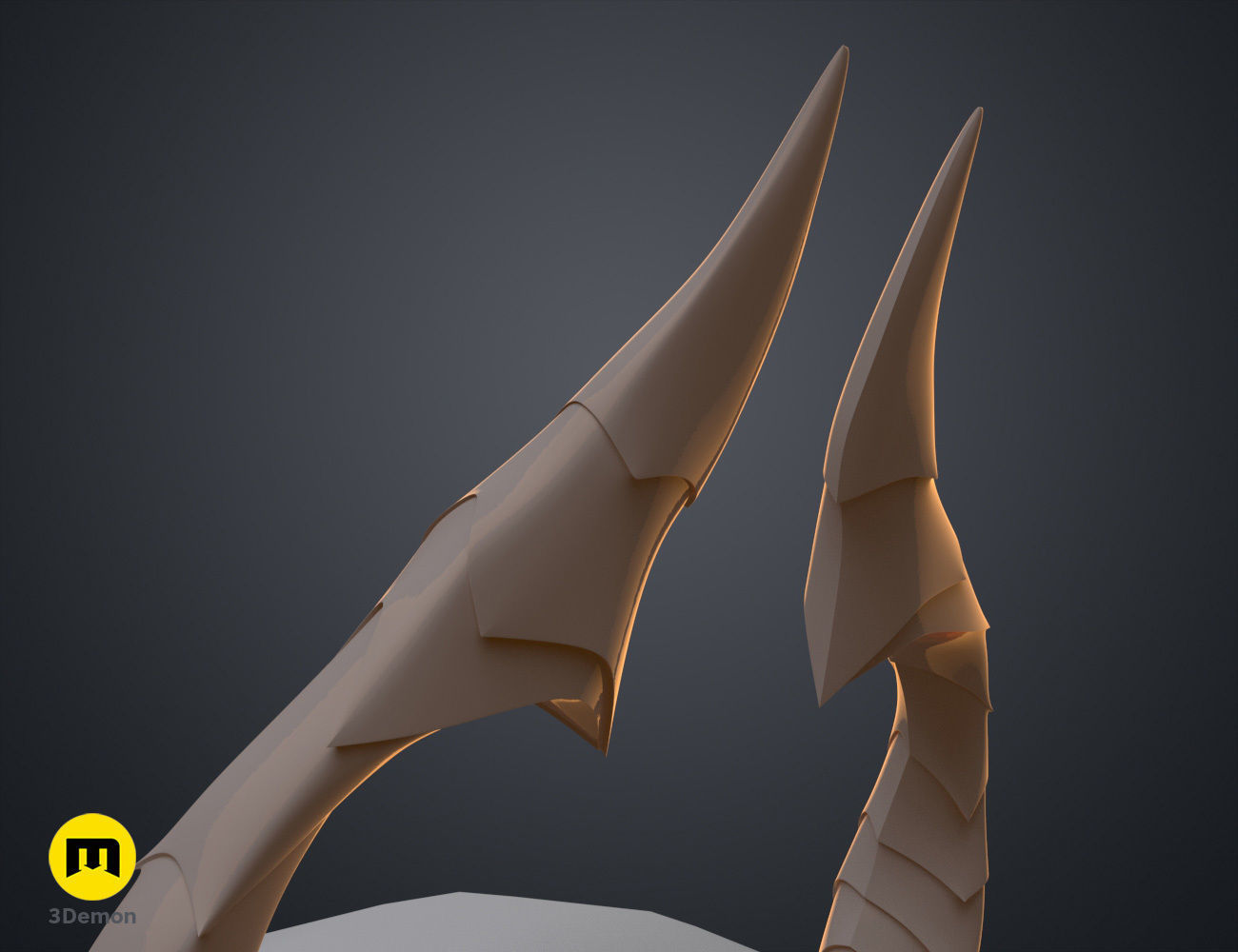 Bubis Horns - Virtual Youtuber 3D print model_10