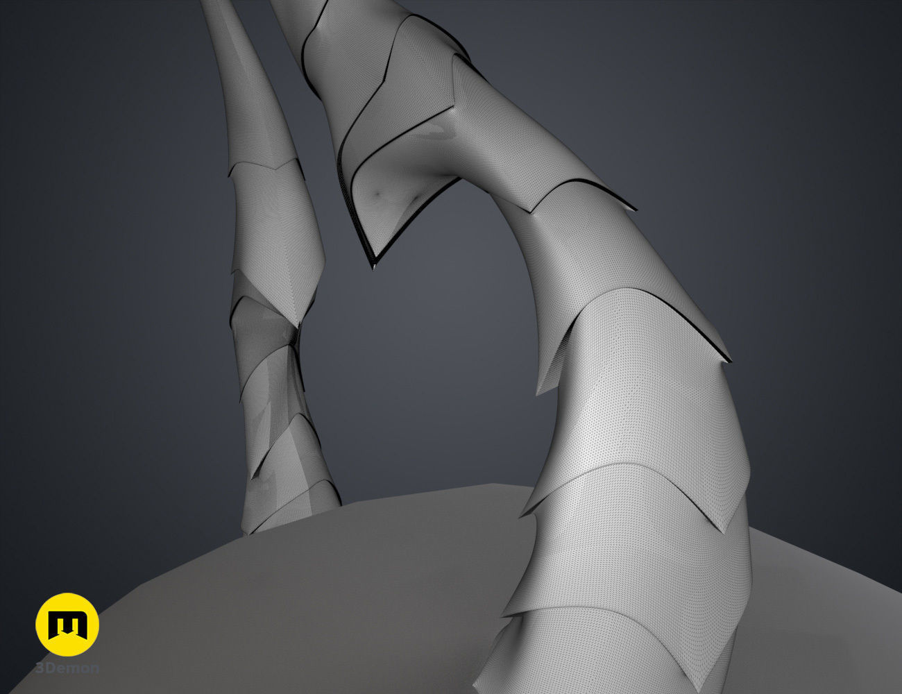 Bubis Horns - Virtual Youtuber 3D print model_13