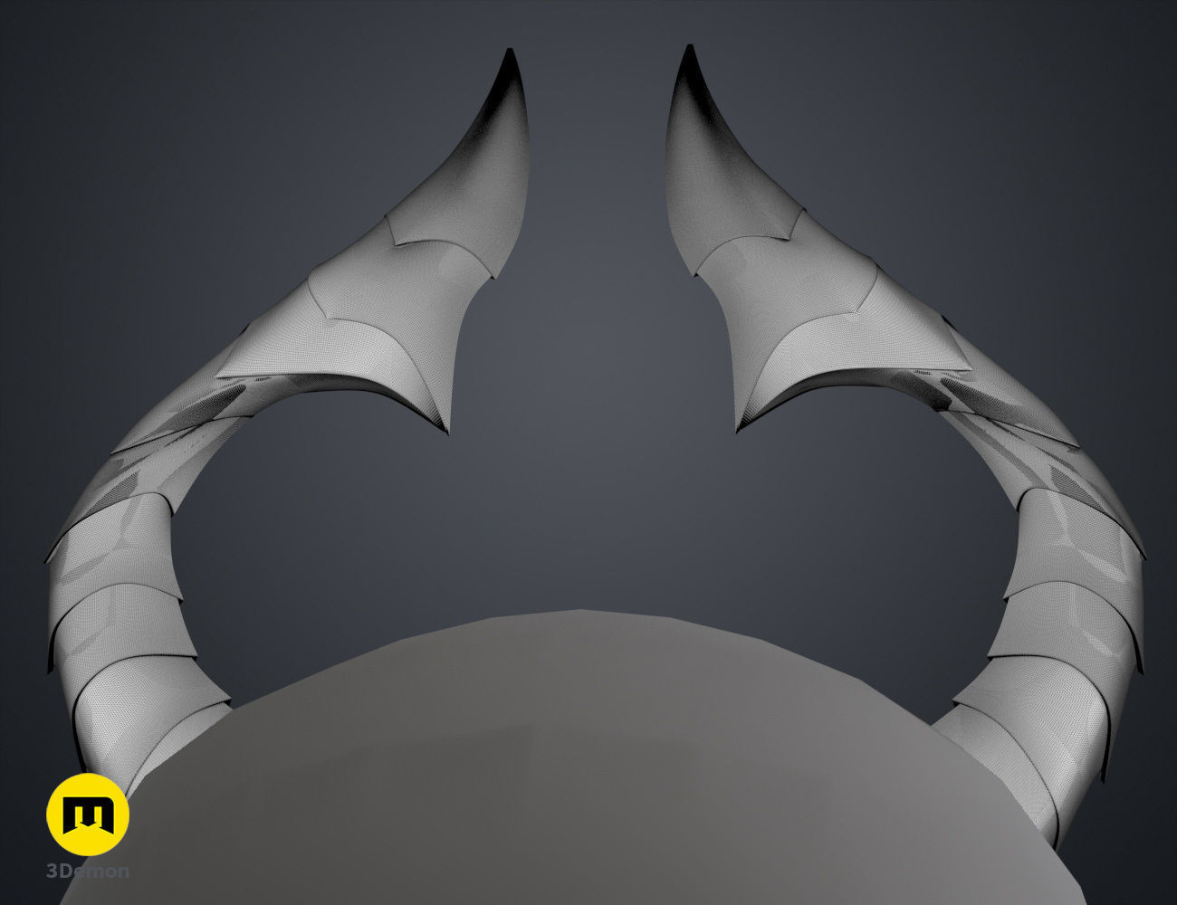 Bubis Horns - Virtual Youtuber 3D print model_15