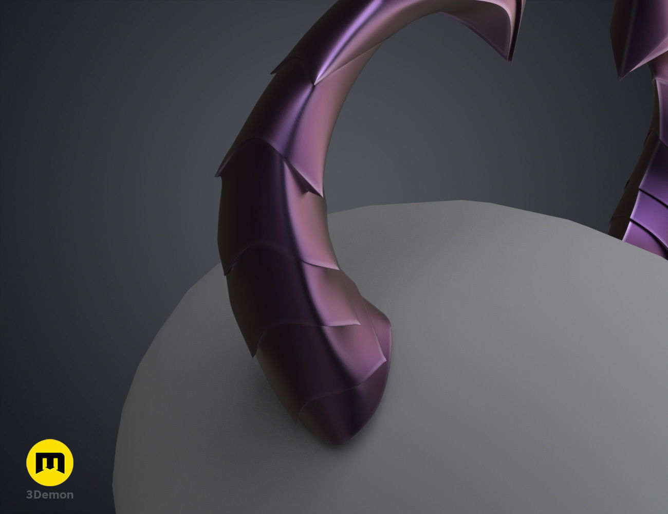 Bubis Horns - Virtual Youtuber 3D print model_22