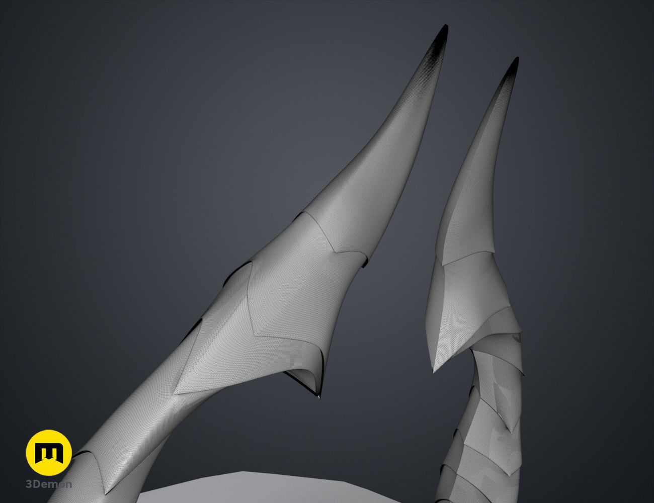 Bubis Horns - Virtual Youtuber 3D print model_11