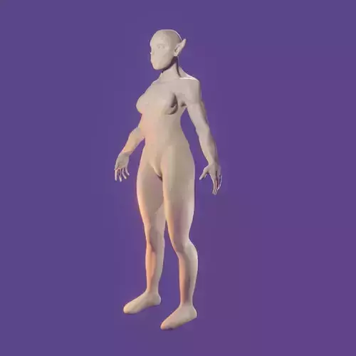 WOMAN ELF 3DMODEL 